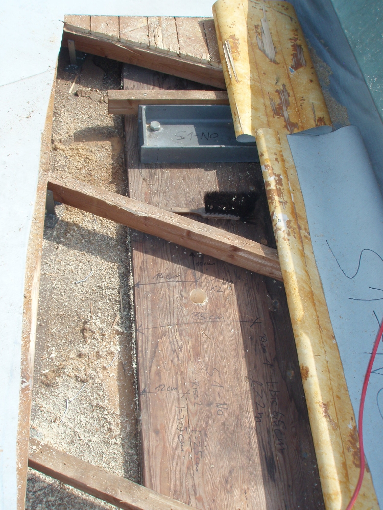 : Sanierung der Brettschichtholztrger von aussen 